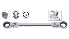 BMT-G04 DOUBLE FLEXIBLE RATCHET WRENCH